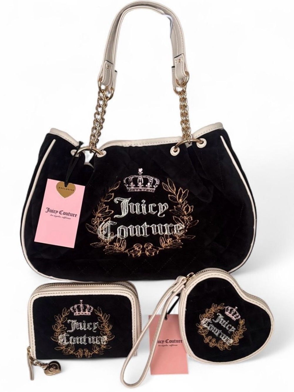 Juicy Couture Royal Moments Satchel with Wallets